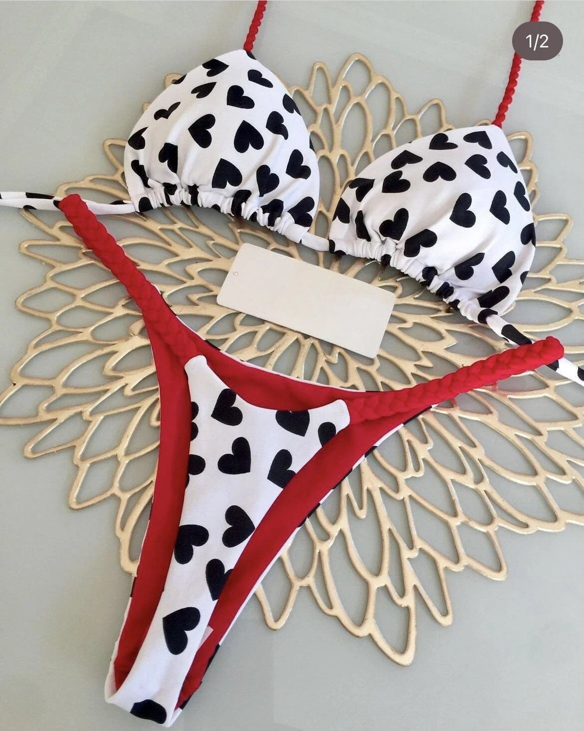 Bikini High Waist Swimsuit – Sexy Zebra Print Brazilian Bikini Set
