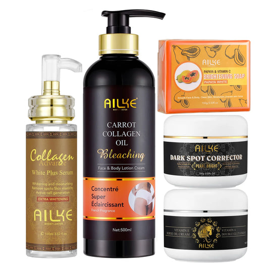 5 In 1 Moisturizing, Whitening, Collagen Skin Care Kit