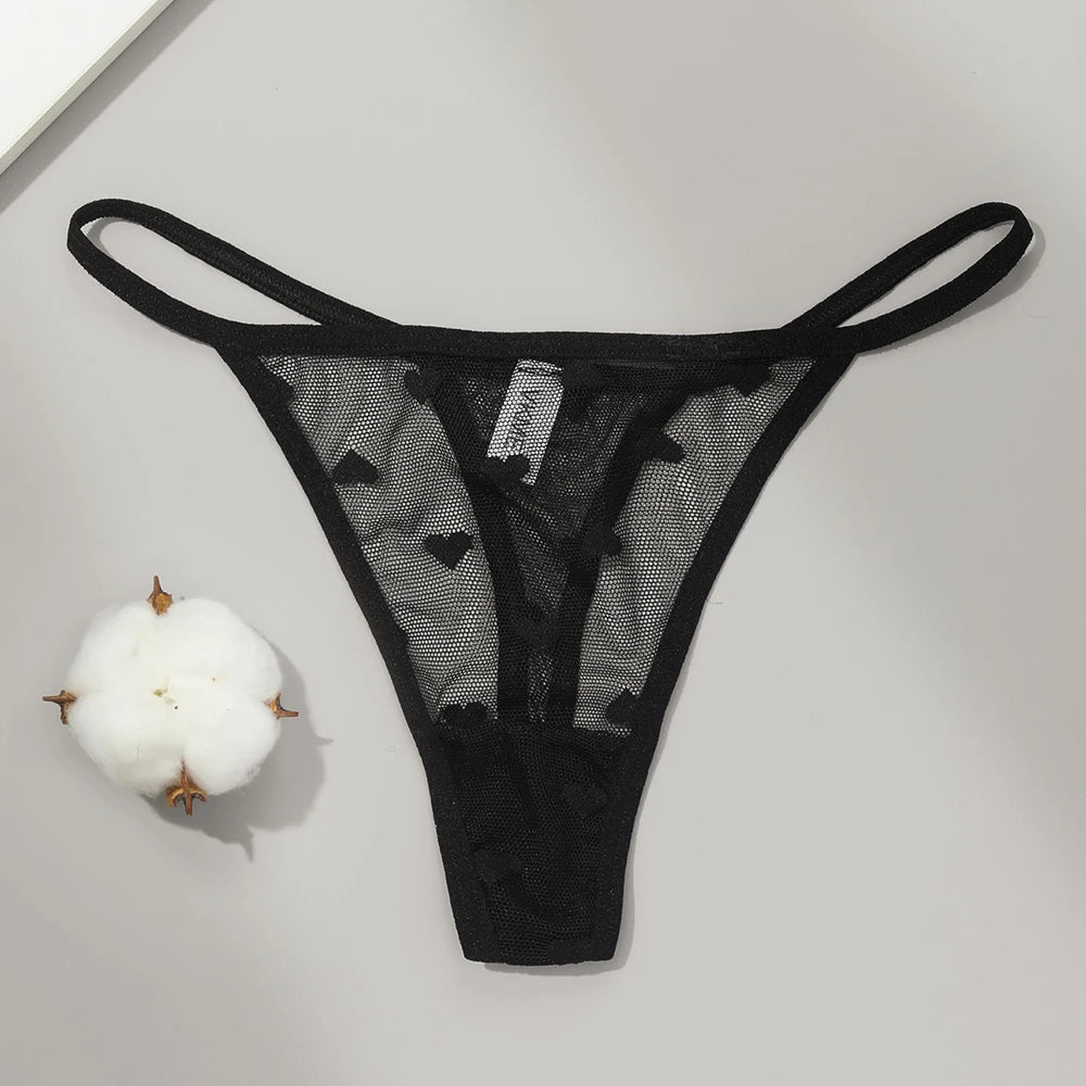 Lace Sheer G-String Thong Panties for Women