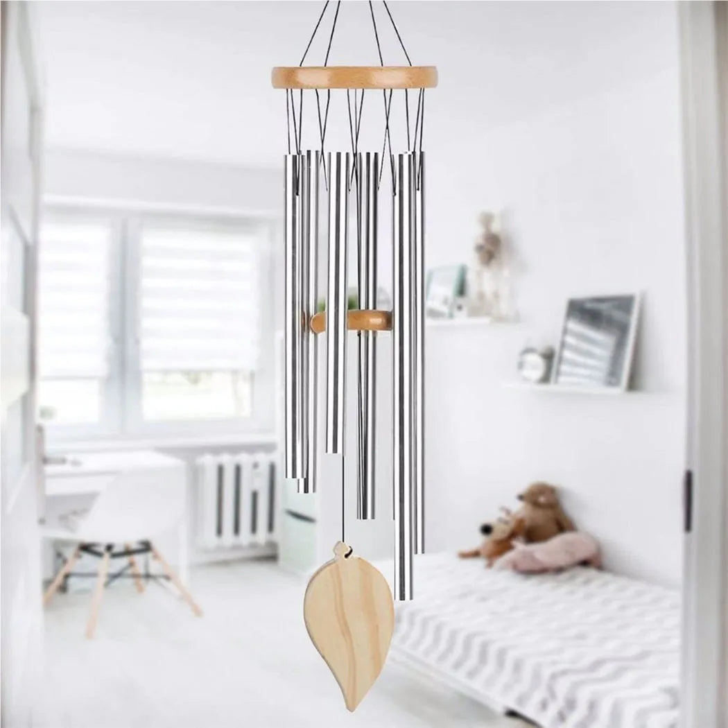 Good Luck Wind Chimes, 6 Tubes Bell Pendant