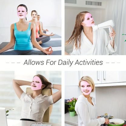 1pcs Silicone Facial Mask Moisturizing Mask Cover