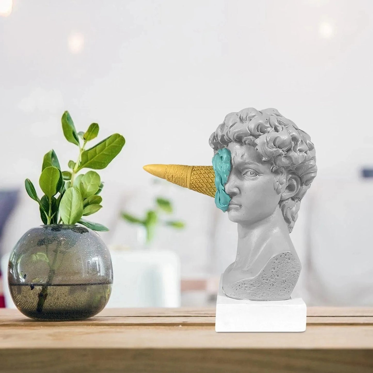 Modern Nordic Figure Ornament Ice Cream David Figurine