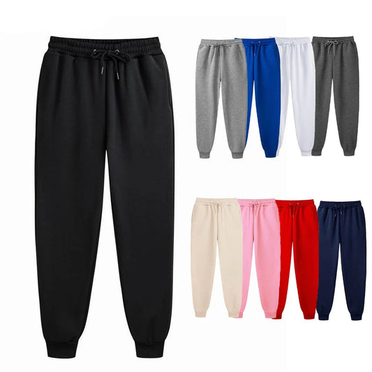 Fleece Drawstring Casual Sweatpants
