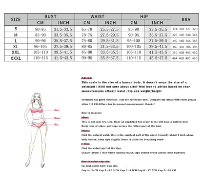 Sexy Solid Color Halter Bikini Set – Women's Triangle Thong Swimwear