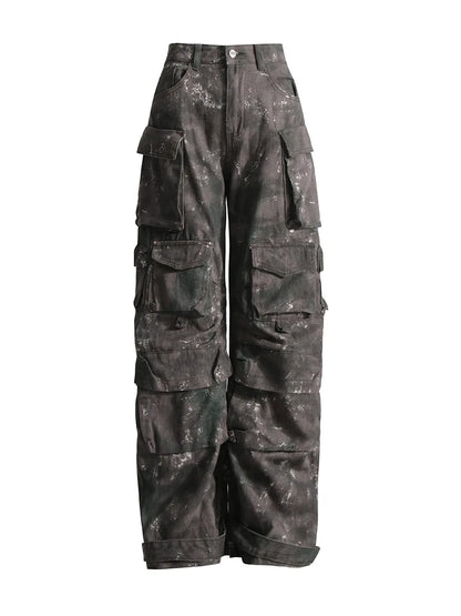 Trendy Women's Streetwear Cargo Jeans