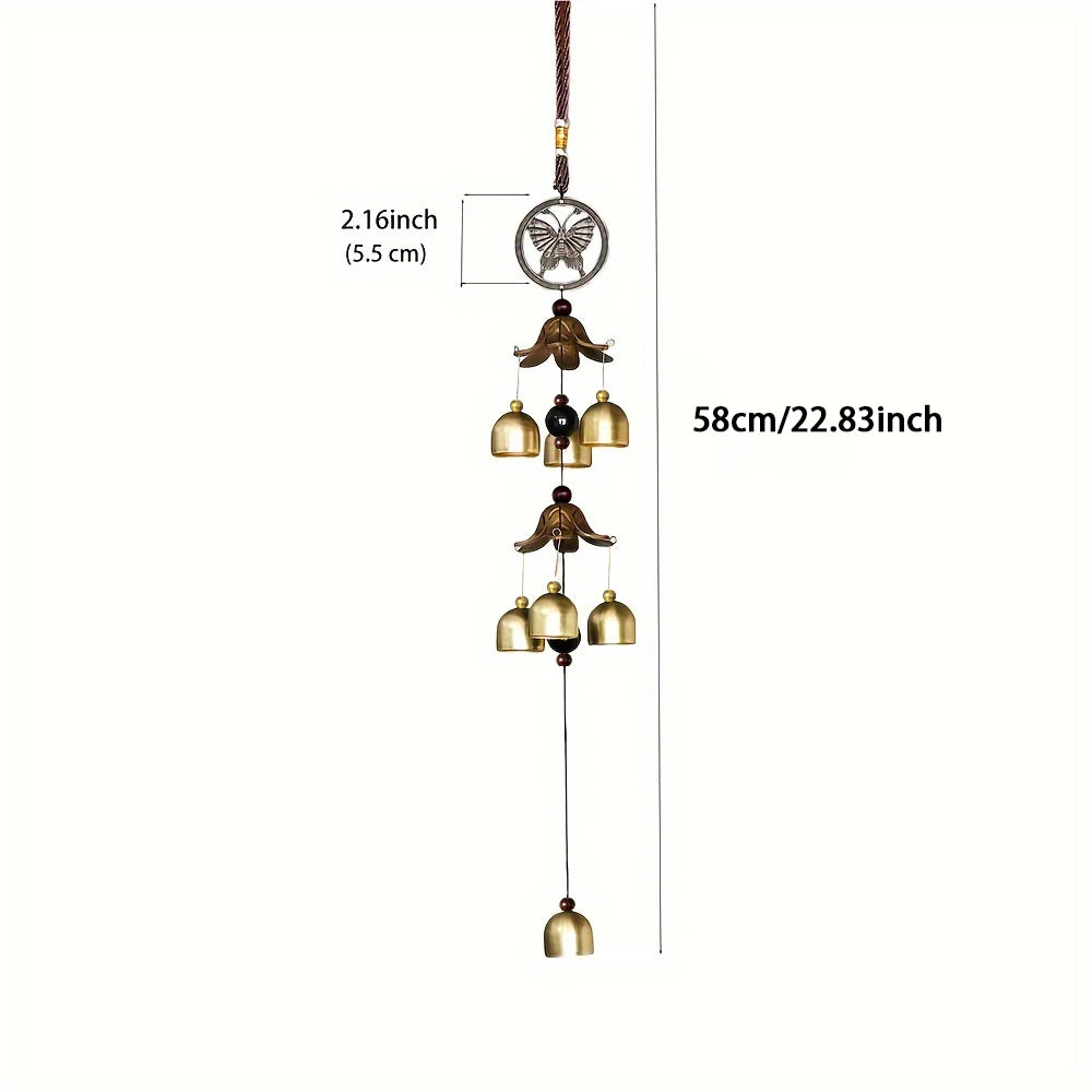 Double Metal Bell Pendant Wind Chime