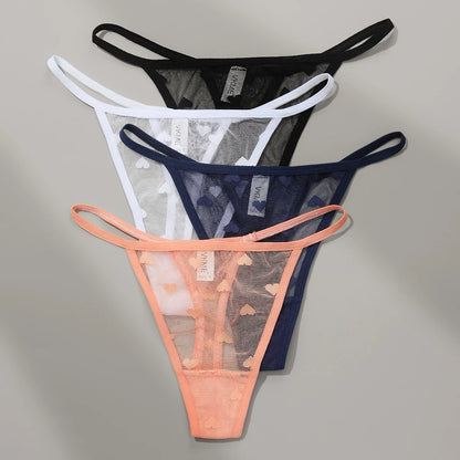 Lace Sheer G-String Thong Panties for Women