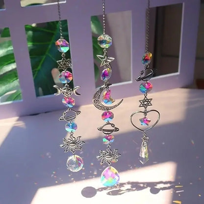 Crystal Wind Chime Rainbow Maker Sun Catcher Dream Catcher Pendant
