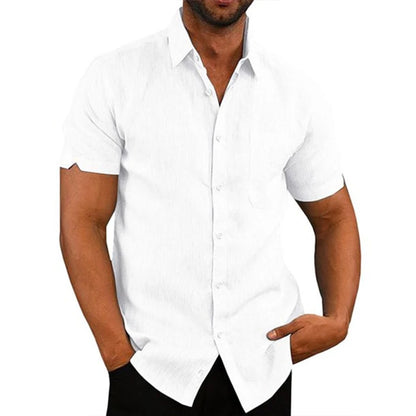 Cotton Linen Turn-Down Collar Beach Shirt







4o