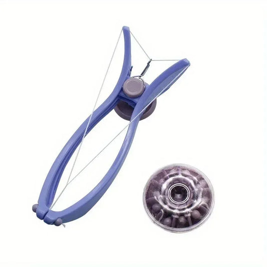 Portable purple facial hair loss agent, facial thread