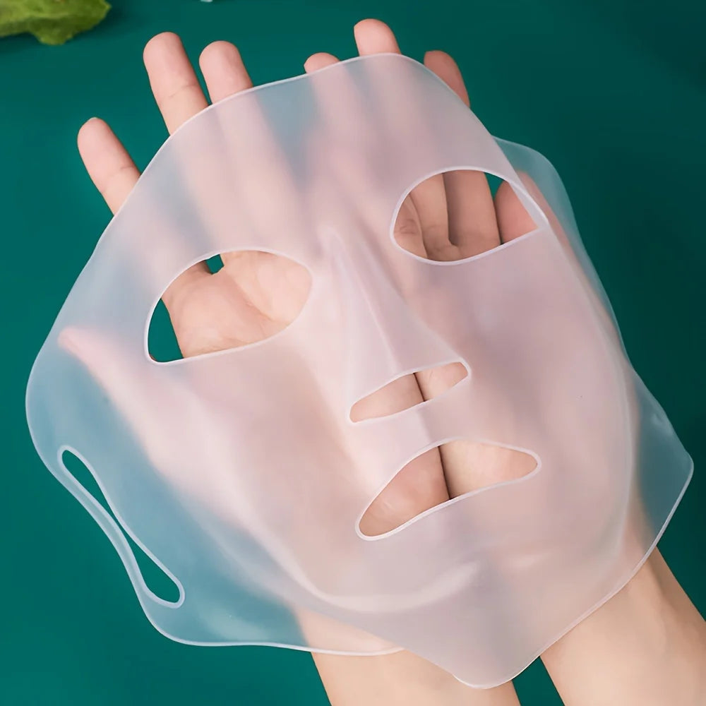 1pcs Silicone Facial Mask Moisturizing Mask Cover