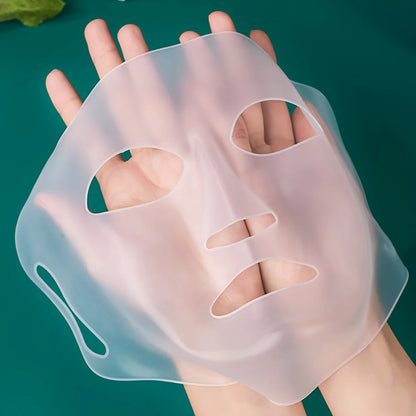1pcs Silicone Facial Mask Moisturizing Mask Cover