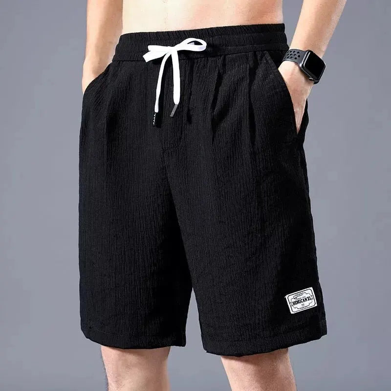 Men's Ice Silk Loose Sports Shorts