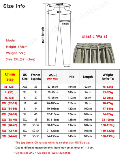 Big Size Casual Baggy Cotton Joggers