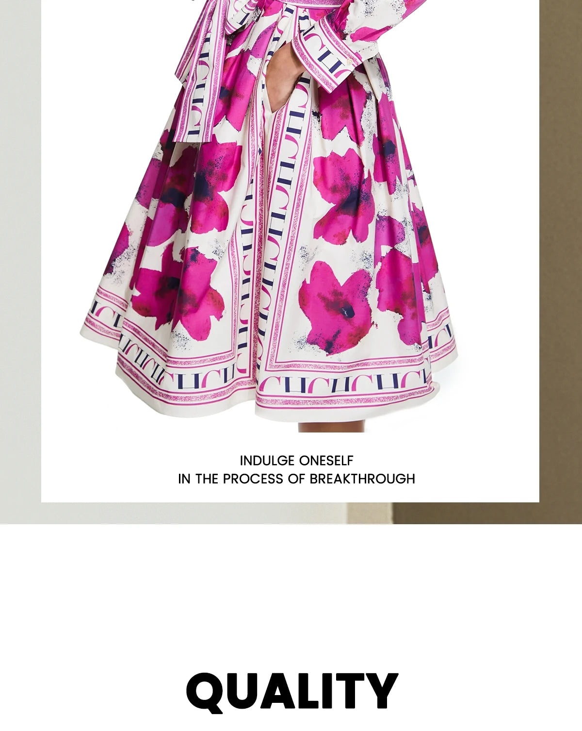 Women's Long sleeved Flower Print Party Dress