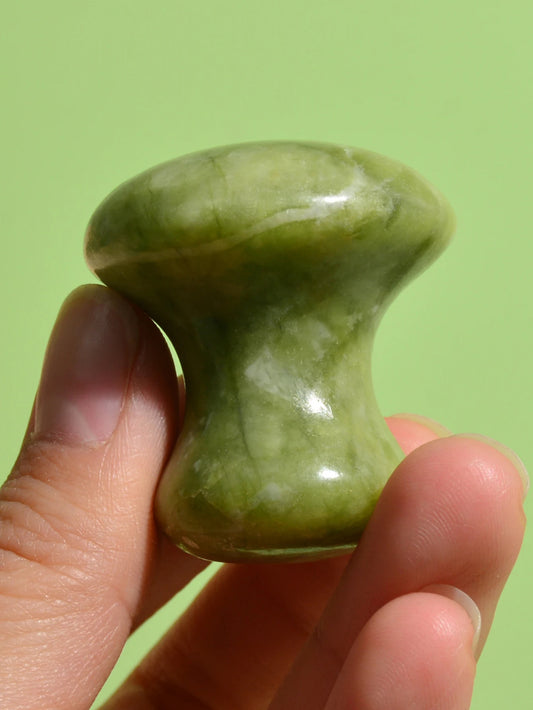 1 Pcs Natural Green Quartz Stone Massager