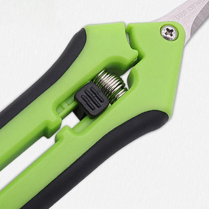 Garden Pruning Shears Stainless Steel Plants Fruit Grape Picking Scissors