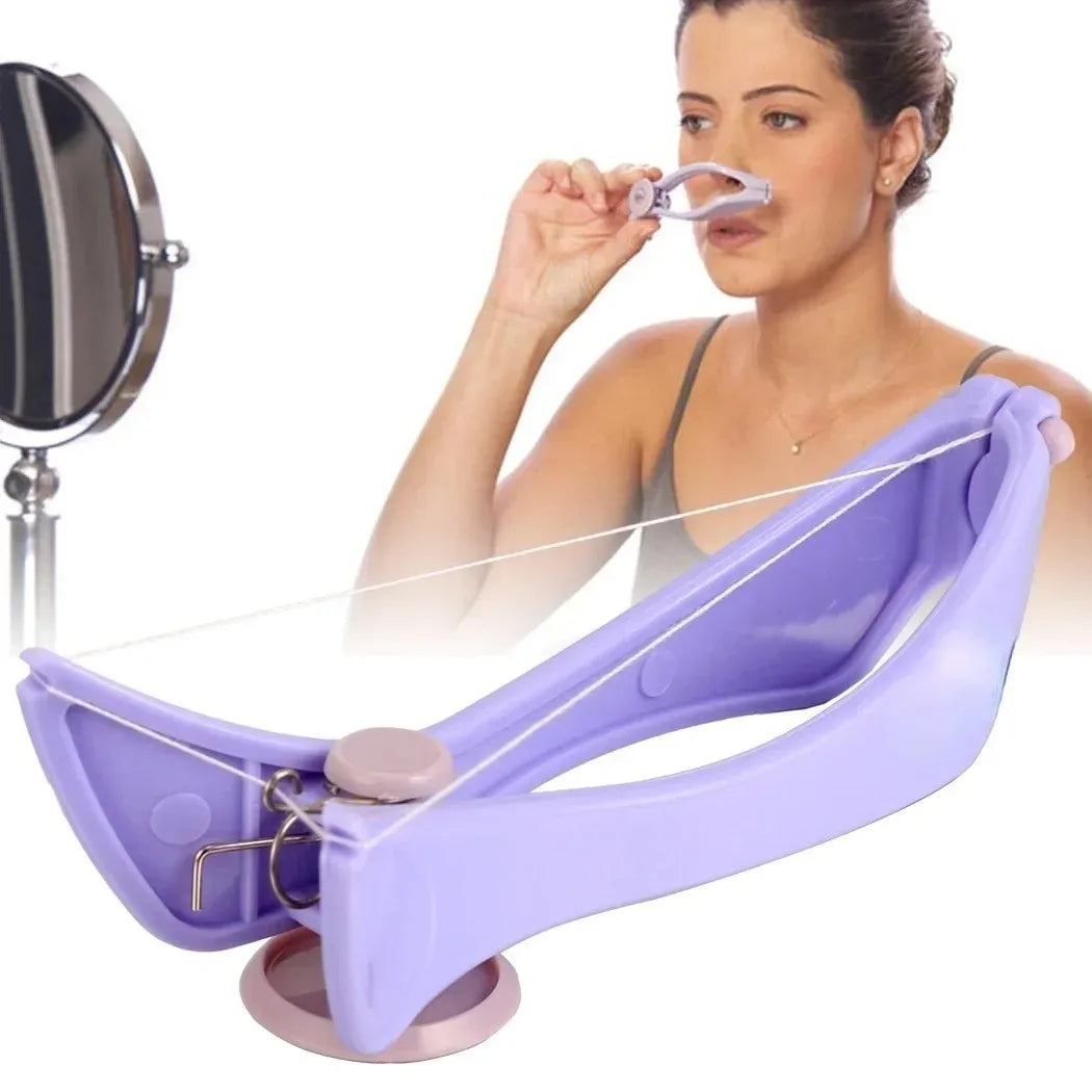 Portable purple facial hair loss agent, facial thread