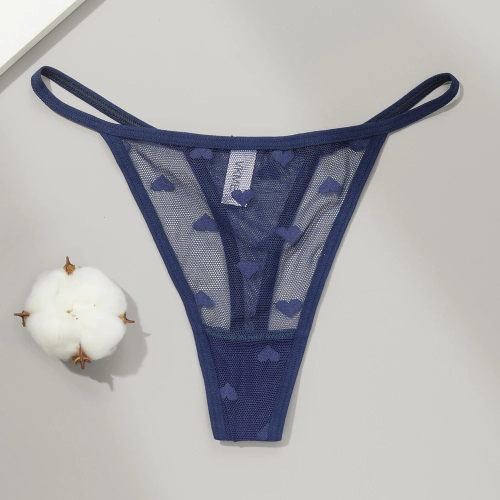Lace Sheer G-String Thong Panties for Women