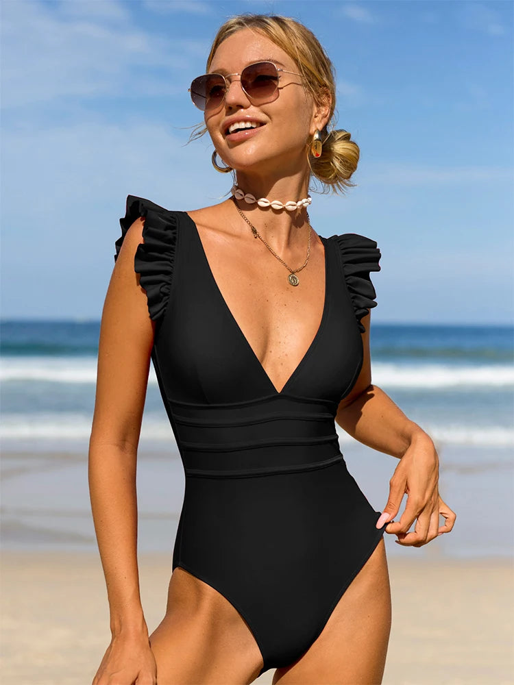 Bikin X Solid One Piece Swimsuit for Women