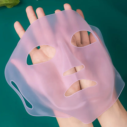 1pcs Silicone Facial Mask Moisturizing Mask Cover