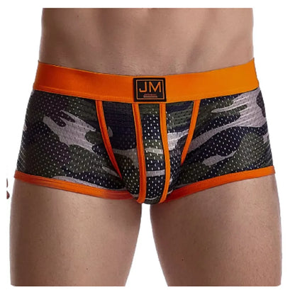 Mesh Camouflage Boxer Briefs for Men