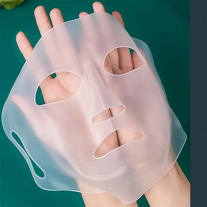 1pcs Silicone Facial Mask Moisturizing Mask Cover
