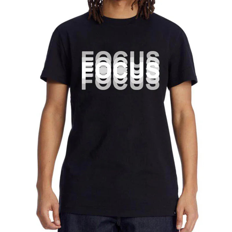 Cotton Oversized Focus Print T-shirt