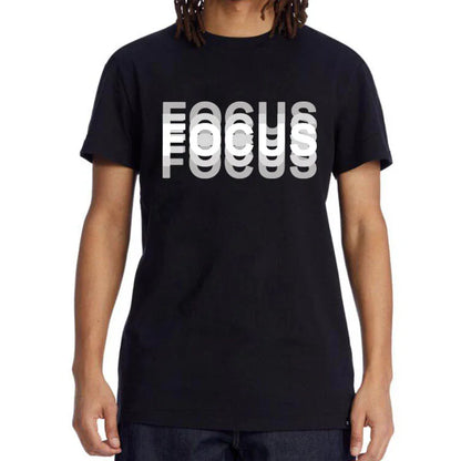 Cotton Oversized Focus Print T-shirt