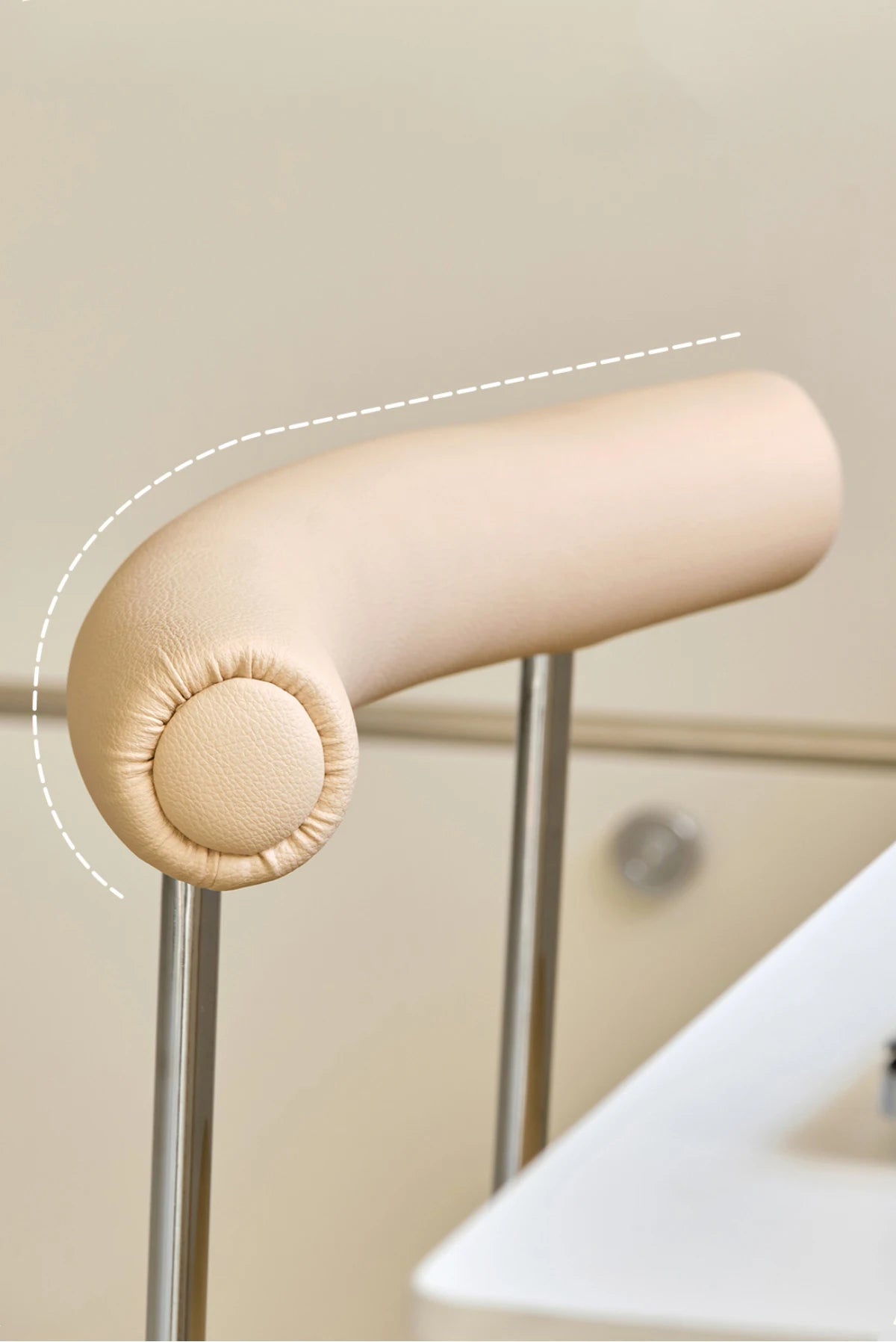 Cream Style Light Luxury Dining Chair