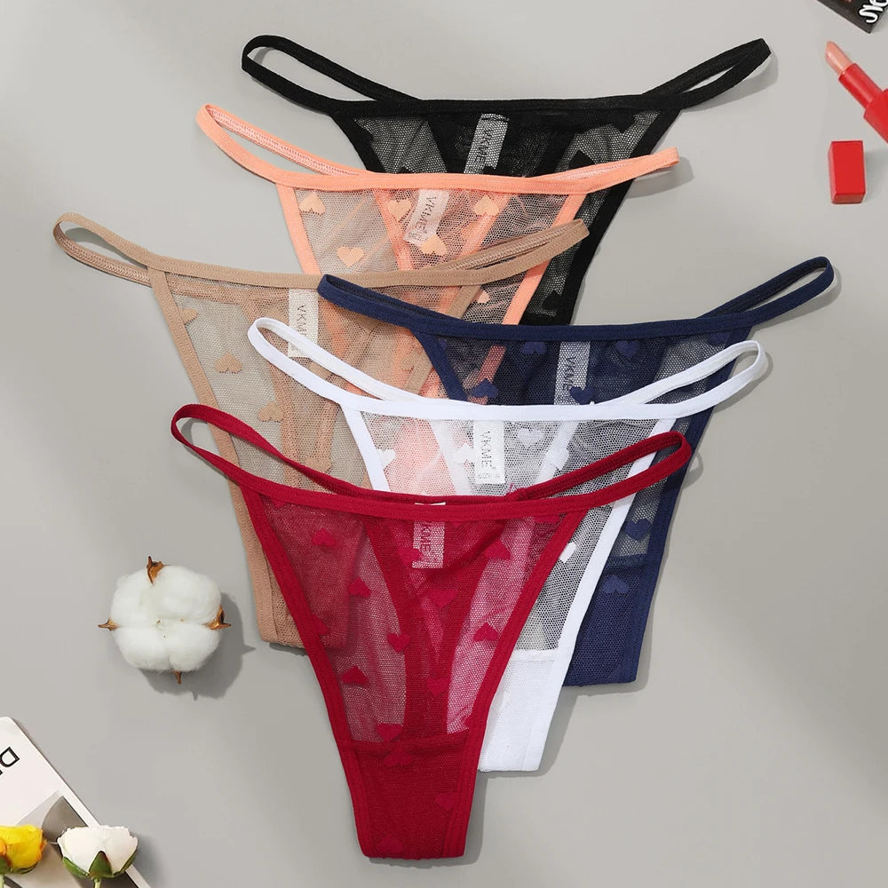 Lace Sheer G-String Thong Panties for Women