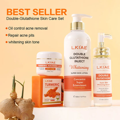 Turmeric Glow Combo Double-Glutathione Skin Care Set