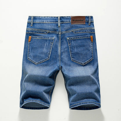 Men's Slim Fit Denim Shorts
