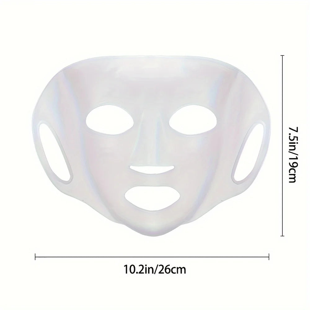 1pcs Silicone Facial Mask Moisturizing Mask Cover