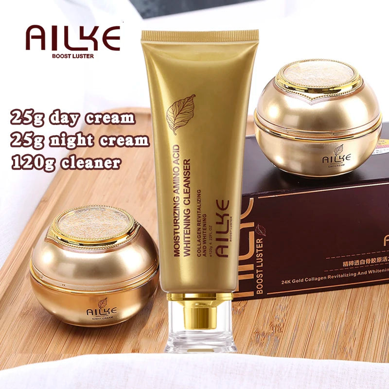 moisturizing whitening sleeping facial skin care set