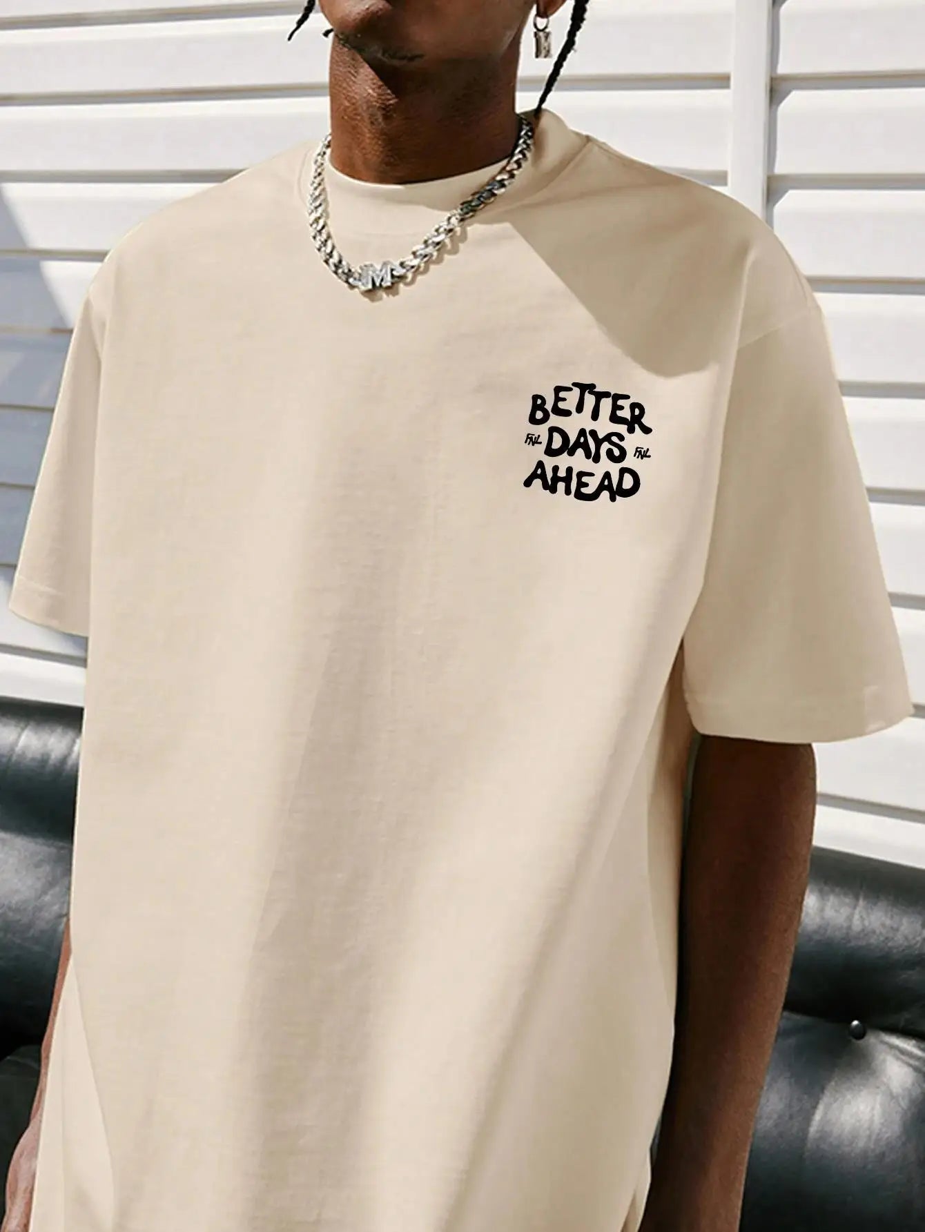 Better Days Ahead Graphic Oversized T-shirt