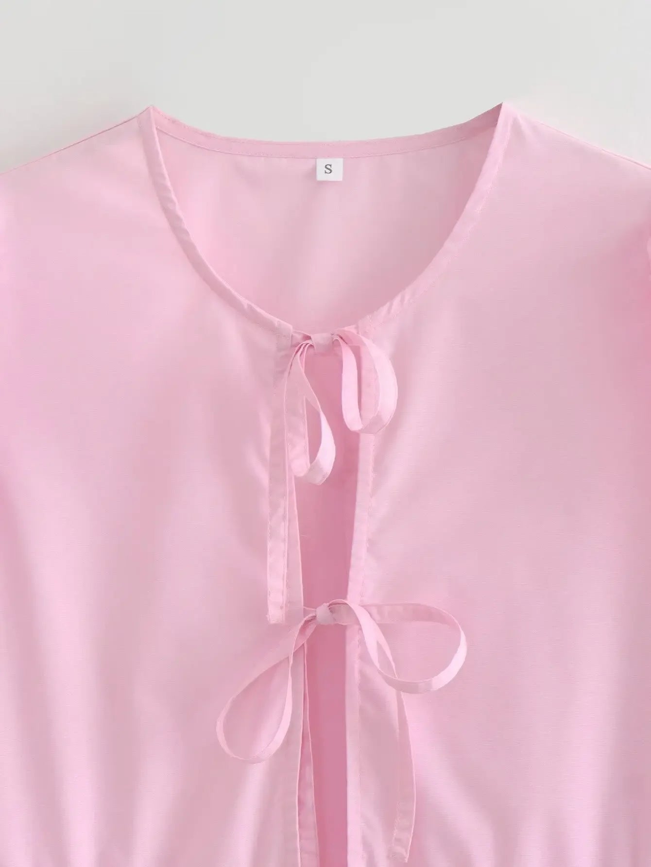 Vintage Women Puff Sleeve Loose Shirts