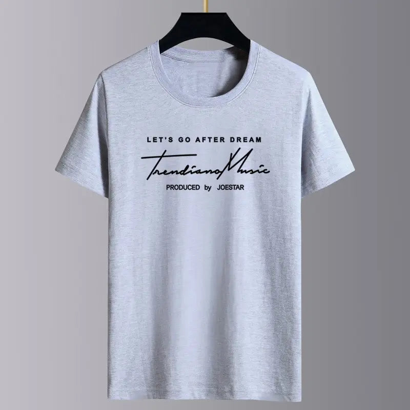 Crewneck Slim Fit Casual Summer T-shirt