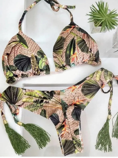 Popular Women's Beachwear Sexy Bikinis Set – Push-Up Padded Swimsuit