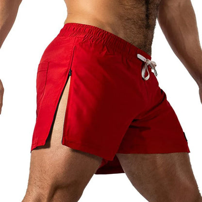 Men's Quick Dry Sports Shorts with Zipper