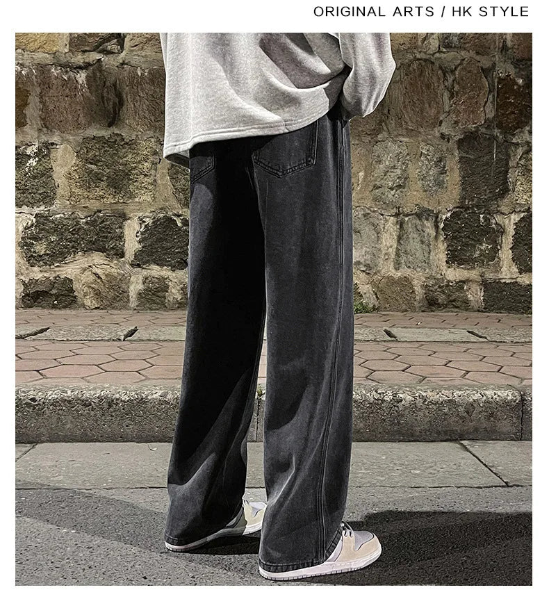 Hip-Hop Baggy Wide Leg Street Jeans