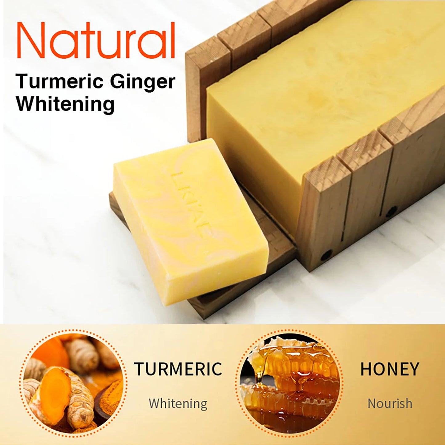 Vitamin C Prevents Dullness Face Organic Whitening Bar