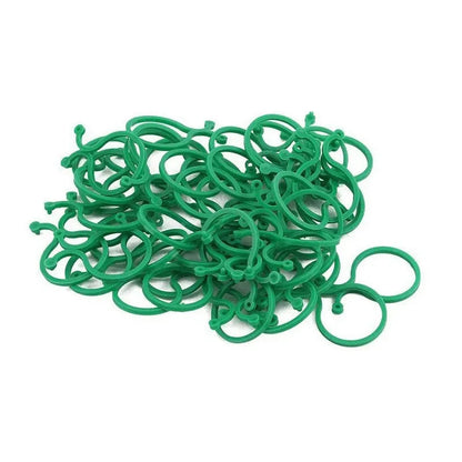50Pcs 8 Word Buckle Vine Tying Clips Ring