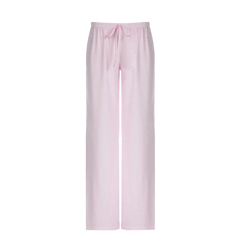 Women's Casual Striped Knit Pants