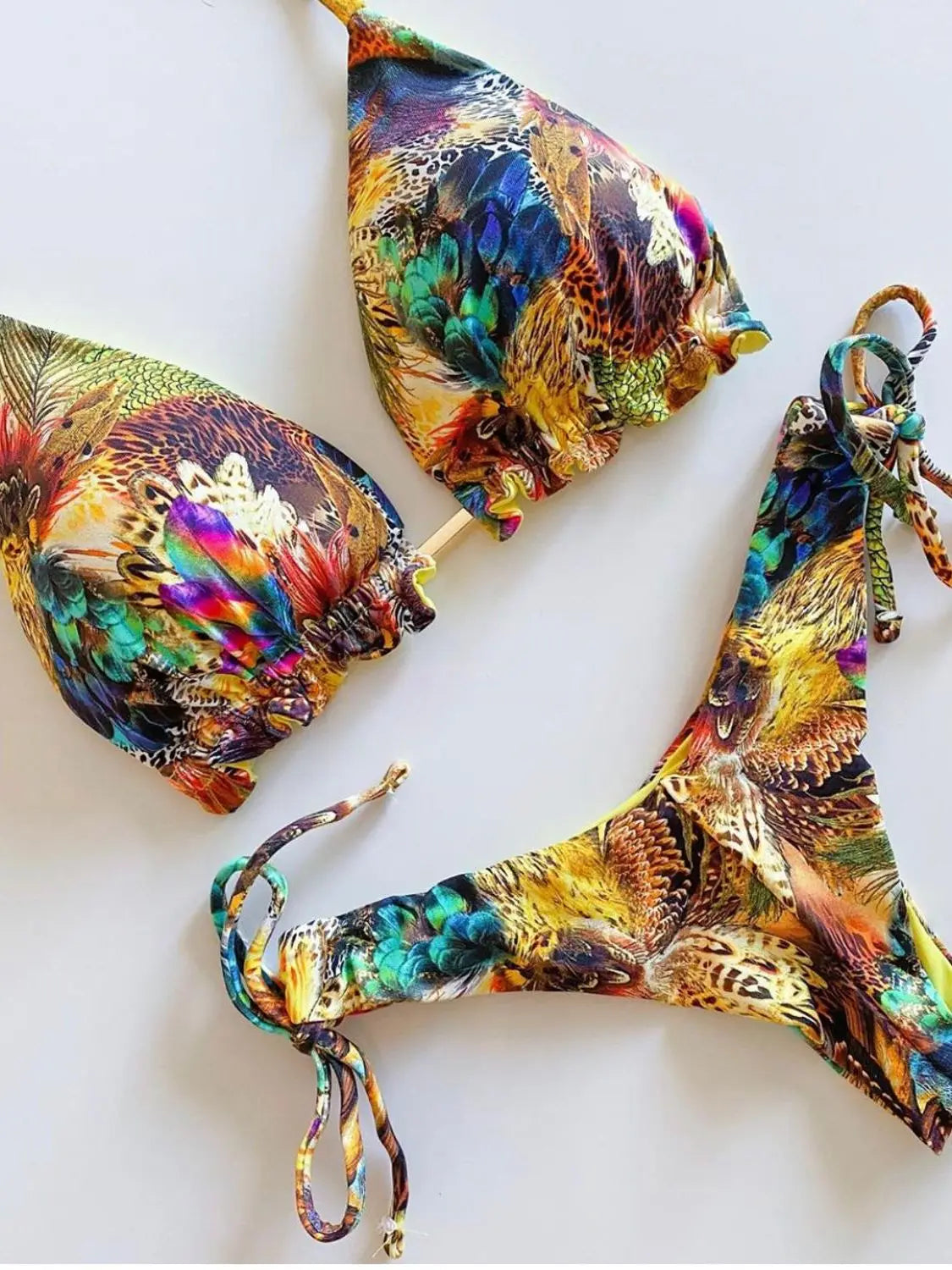 Popular Women's Beachwear Sexy Bikinis Set – Push-Up Padded Swimsuit