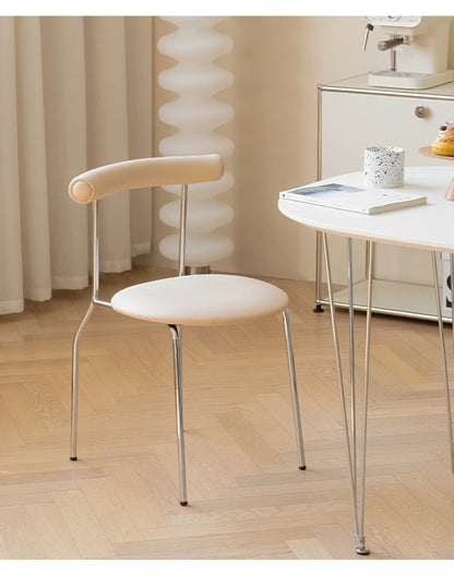 Cream Style Light Luxury Dining Chair