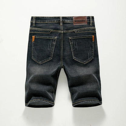 Men's Slim Fit Denim Shorts