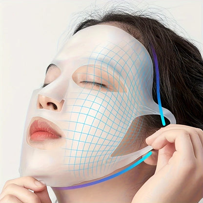 1pcs Silicone Facial Mask Moisturizing Mask Cover