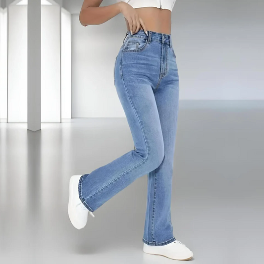 New Women's High Waist Slimming Bootcut Jeans