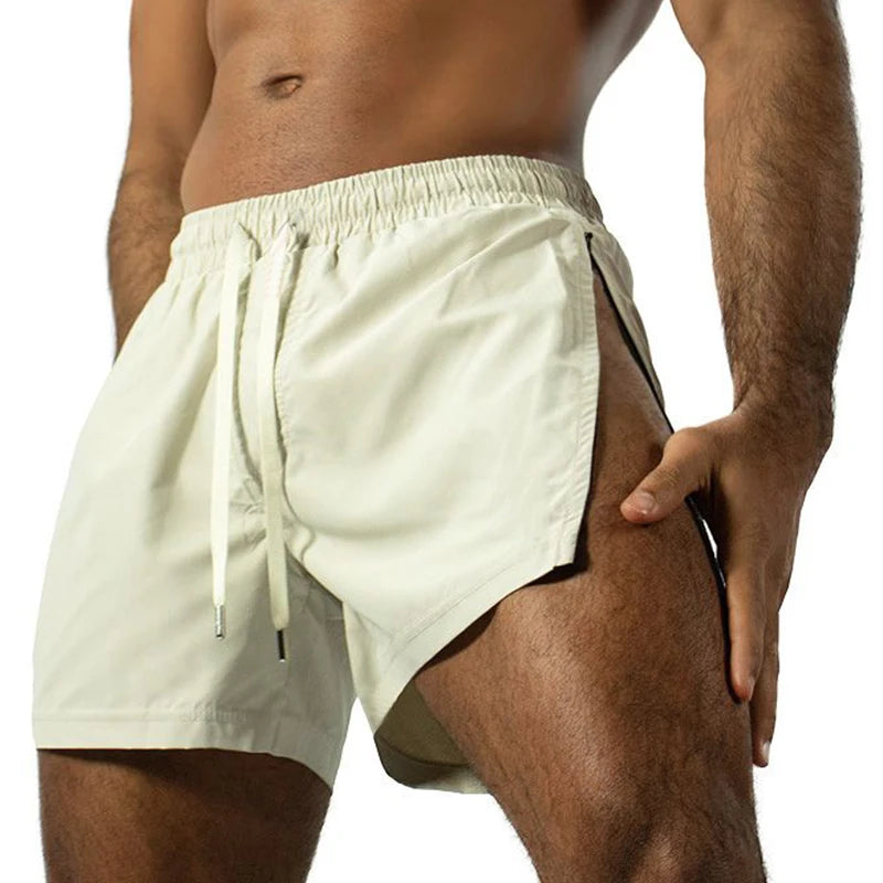 Men's Quick Dry Sports Shorts with Zipper
